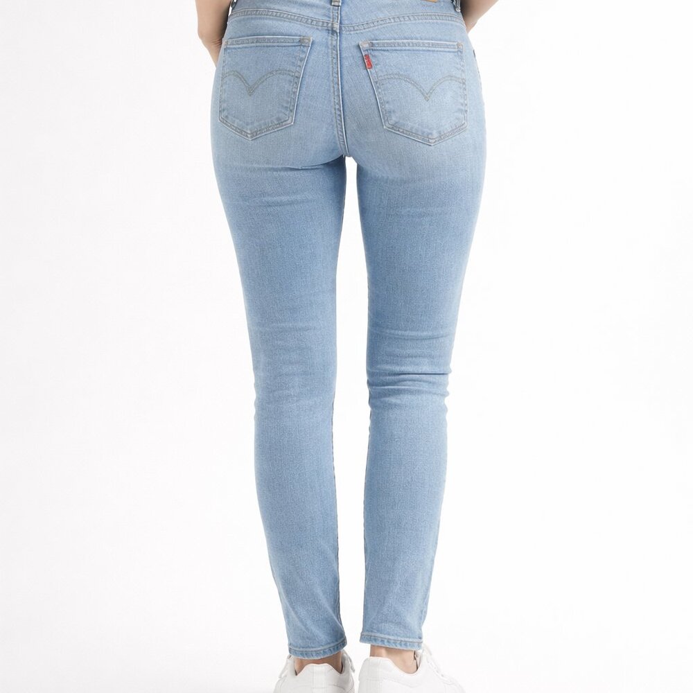 ⭐ Levi’s 720 High Rise Super Skinny Jeans Women’s Size 25 Blue Stretch Denim - Picture 6 of 16